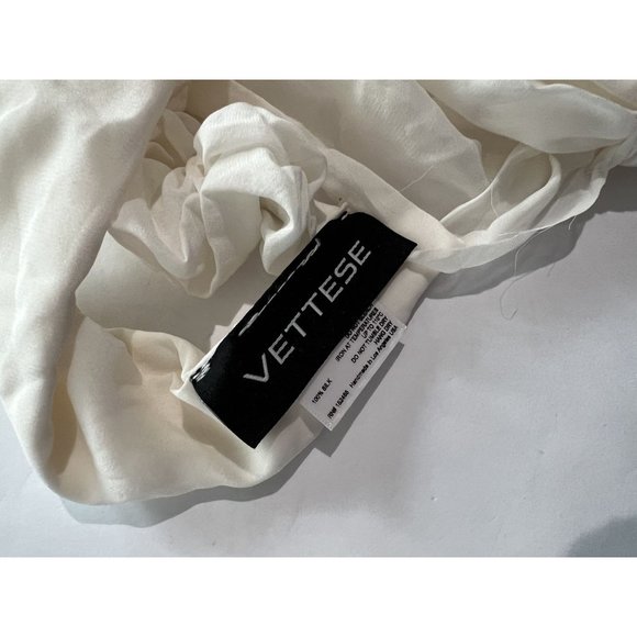 VETTESE Silk Bustier Bra in Original Off White - Picture 6 of 6